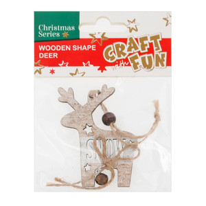 Christmas Decorations Wooden Shape Deer