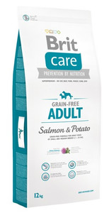 Brit Care Dog Food Grain Free Adult Salmon & Potato 12kg