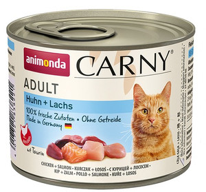 Animonda Carny Adult Cat Food Chicken & Salmon 200g