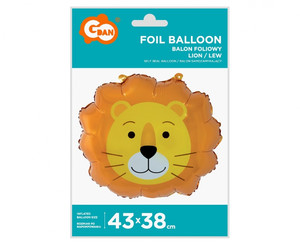 Foil Balloon Lion 43cm