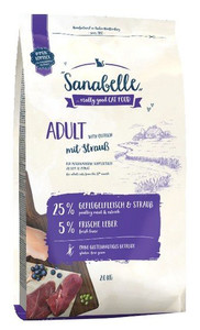 Sanabelle Cat Food Adult with Ostrich 400g