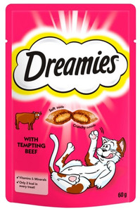 Dreamies Cat Treats Beef 60g
