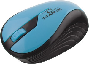 Esperanza Wireless Optical Mouse 1000DPI TM114T, rainbow blue-black
