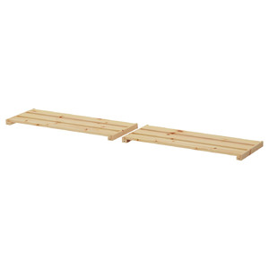 HEJNE Shelf, softwood, 77x28 cm 2 pack