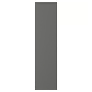 VOXTORP Door, dark grey, 20x80 cm