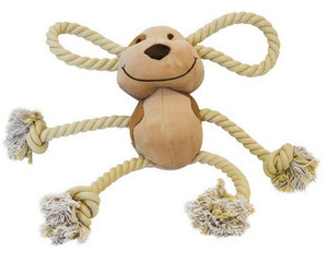 Dog Soft Toy with Rope 40cm