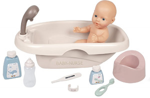 Smoby Baby Nurse Bath Set & Accessories 3+