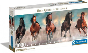 Clementoni Jigsaw Puzzle Compact Panorama Horses 1000pcs 14+