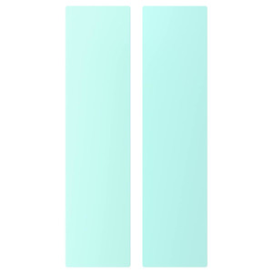 SMÅSTAD Door, pale turquoise, 30x120 cm