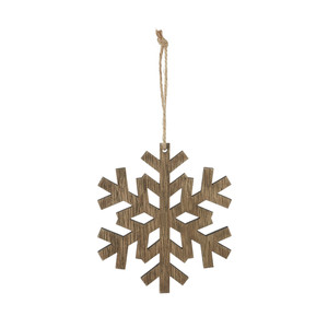 Christmas Hanging Decoration Snowflake, wood