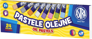 Astra Oil Pastels 24 Colours