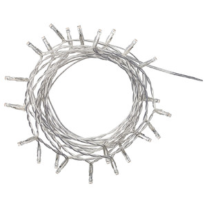 LEDFYR LED lighting chain with 24 lights, indoor silver-colour