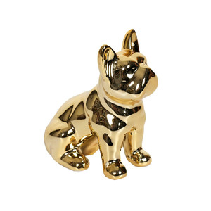 Decoration French Bulldog S, gold