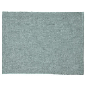 SVARTSENAP Place mat, green-blue, 35x45 cm