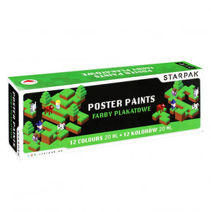Poster Paints Pixel Game 12 Colours x 20ml