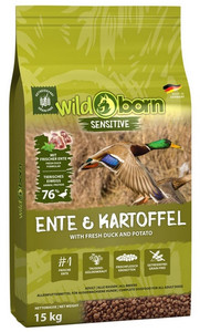 Wildborn Sensitive Dog Food Fresh Duck & Potato Ente & Kartoffel Adult 15kg