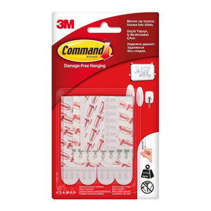3M Command General Purpose Adhesive Strips, assorted models, Pack of 12
