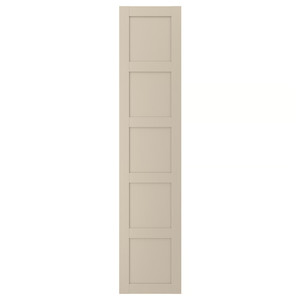 BERGSBO Door, beige, 50x229 cm