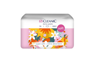 CLEANIC Soft Day Sanitary Pads 10pcs