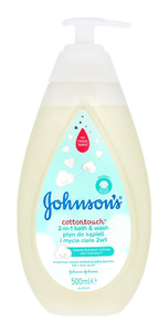 Johnson's Baby Cotton Touch 2in1 Bath & Wash 500ml
