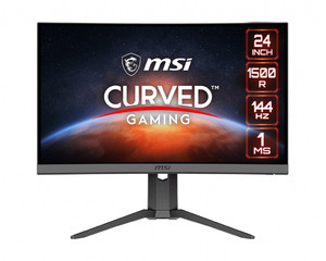 MSI 23.6" Gaming Curved Monitor Optix G24C6P LED FHD NonT 144Hz 1ms