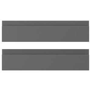 VOXTORP Drawer front, dark grey, 40x10 cm