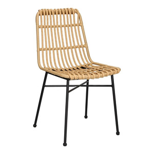 Dining Chair Surabaya, natural/black legs