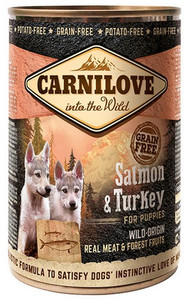Carnilove Dog Food Wild Meat Salmon & Turkey Puppy 400g
