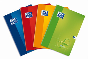 Notebook A5 60 Pages Squared Oxford Infinium 5pcs, assorted