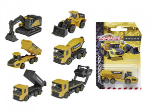 Majorette Volvo Construction Vehicle, 1pc, assorted models, 3+