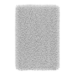 GoodHome Bath Mat Graphene 50 x 80 cm, white