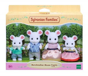 Sylvanian Families Marshmallow Mouse Family 3+