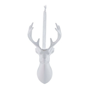 Christmas Hanging Decoration Reindeer Head, white