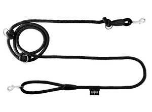 CHABA Adjustable Dog Leash 14mm x 138/260cm, black