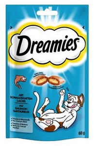 Dreamies Cat Treats Salmon 60g