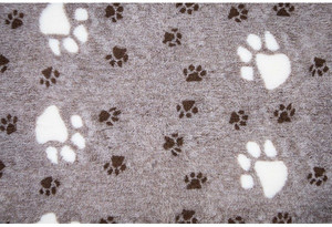 DryBed Dog Bed Blanket 100x75cm A+ Big Paw, brown