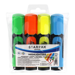 Starpak Set of Highlighters 4-pack