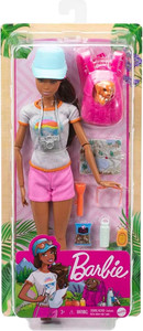 Barbie Doll With Puppy Hiking Day HNC39 3+