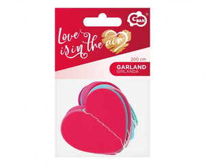 Paper Garland Hearts 200cm