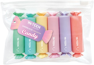 Highlighters Set Candy Pastel 6pcs