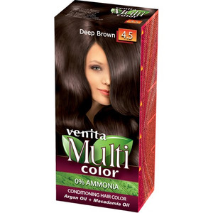 VENITA Conditioning Hair Dye Multi Color - 4.5 Deep Brown