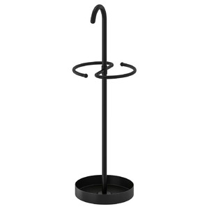 NIPÅSEN Umbrella stand, black, 76 cm