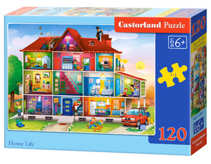 Castorland Children's Puzzle House Life 120pcs 6+