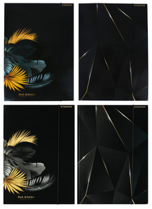 Folder with Elastic Band A4 Elegant, 10pcs, random patterns