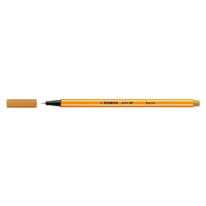 Stabilo Point 88 Fineliners 88/89 Dark Ochre 10pcs