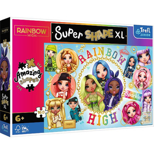Trefl Children's Puzzle XL Super Shape Coloir Rainbow High 160pcs 6+
