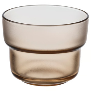 OLIVTRAST Glass, light brown, 29 cl