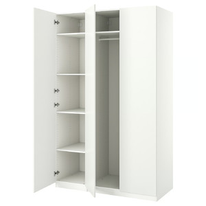 PAX / FORSAND Wardrobe combination, white, 150x60x236 cm