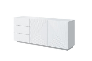 Cabinet with 2 Doors & 3 Drawers Asha 167cm, matt white