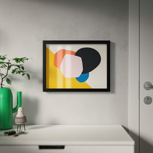RÖDALM Frame, black, 30x40 cm